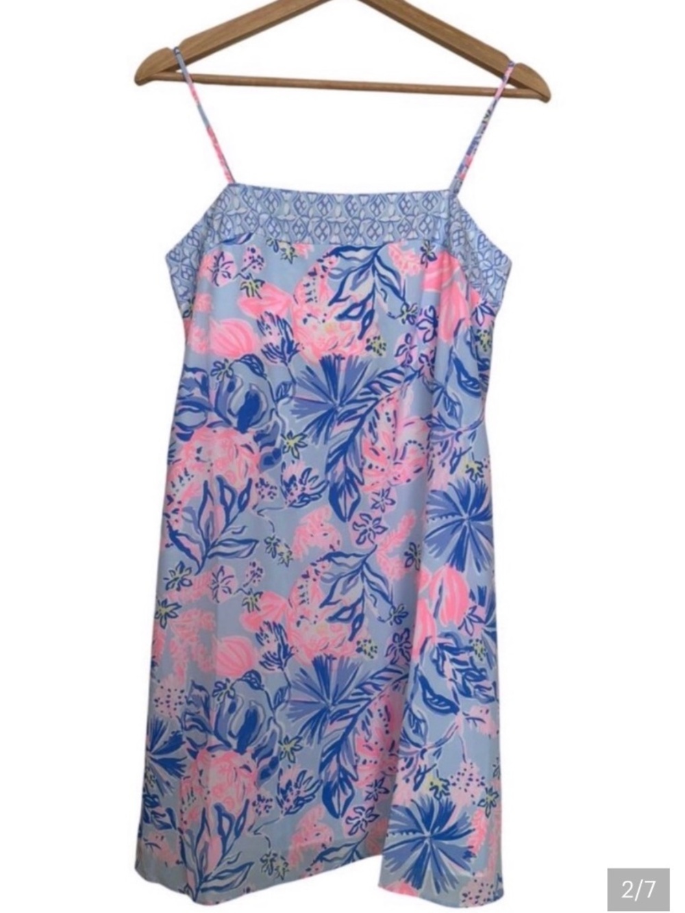 Lilly Pulitzer Silk Dress Jesslyn Elephant Splash NWT Size 0 - Picture 2 of 6